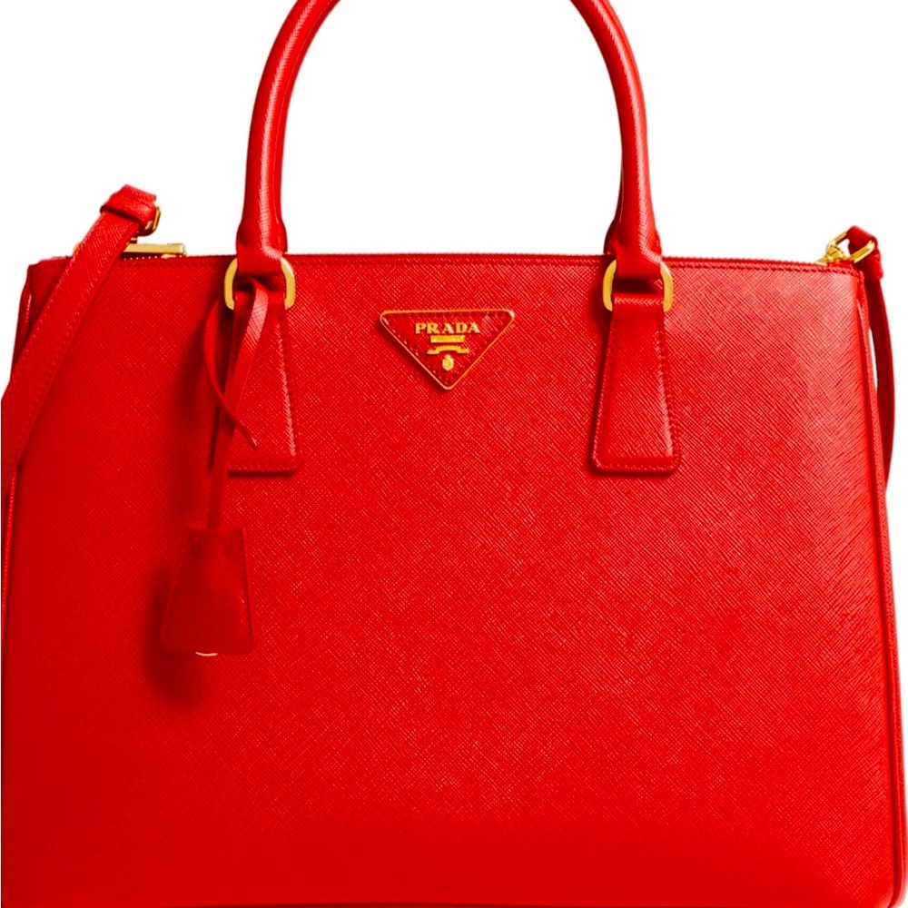 Very little use beautiful red large bag